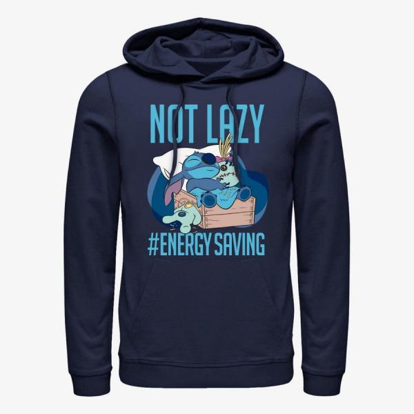 Mikina Merch Disney - Lazy Energy Unisex Hoodie Navy Blue S
