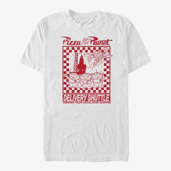 Tričko Merch Disney Toy Story 1-3 - Pizza Planet Delivery Unisex T-Shirt White S