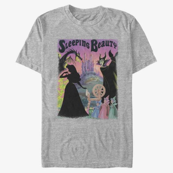 Tričko Merch Disney Sleeping Beauty - Sleeping Beauty Poster Unisex T-Shirt Heather Grey S