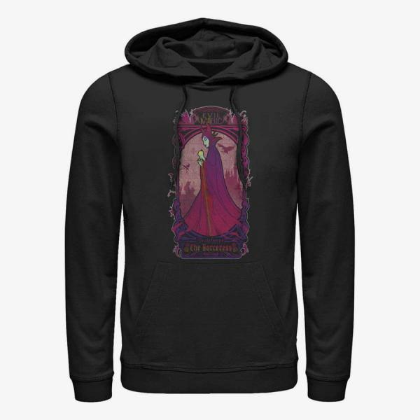 Queens Disney Sleeping Beauty - The Sorceress Maleficent Unisex Hoodie Black