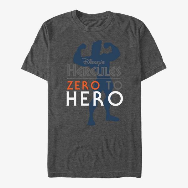 Tričko Merch Disney Hercules - Zero to Hero Unisex T-Shirt Dark Heather Grey S