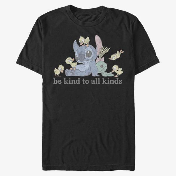 Tričko Merch Disney Lilo & Stitch - Kind To All Kinds Unisex T-Shirt Black XL