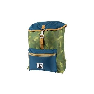 Poler Field Pack Green Camo/ Navy