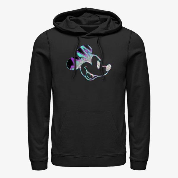 Mikina Merch Disney Classic Mickey - Neon Slick Mick Unisex Hoodie Black S