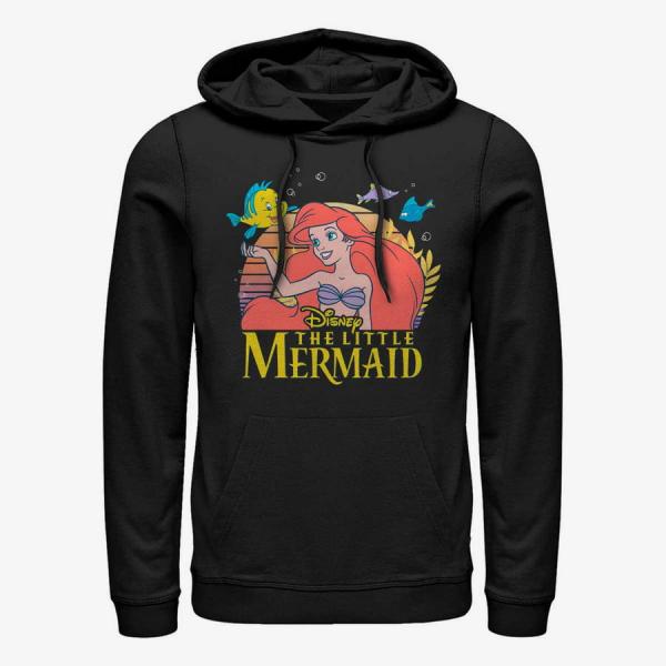 Mikina Merch Disney The Little Mermaid - LM Title Unisex Hoodie Black L