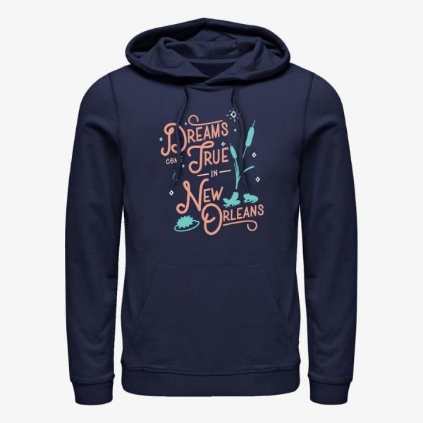 Mikina Merch Disney The Princess & The Frog - New Orleans Unisex Hoodie Navy Blue S