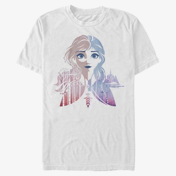 Tričko Merch Disney Frozen 2 - Anna Seasons Unisex T-Shirt White S