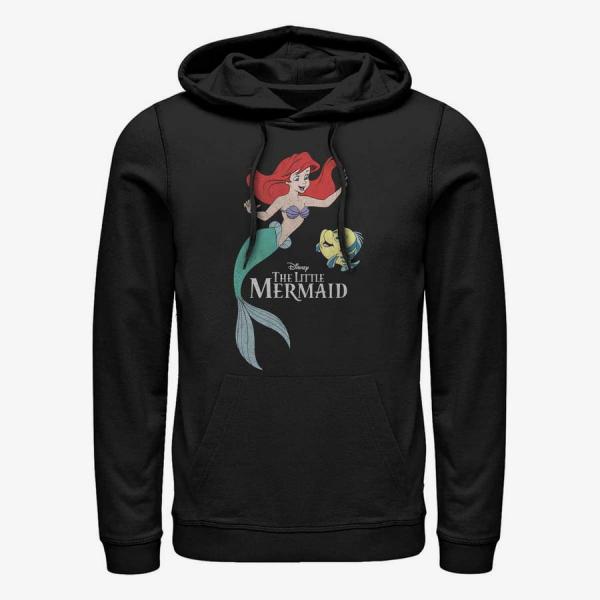 Queens Disney The Little Mermaid - Mermaid Friends Unisex Hoodie Black