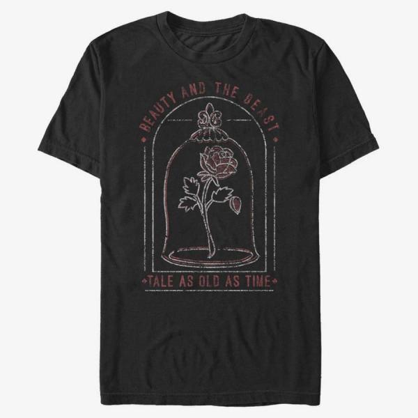 Tričko Merch Disney Beauty & The Beast - Same Old Tale Unisex T-Shirt Black XXXL