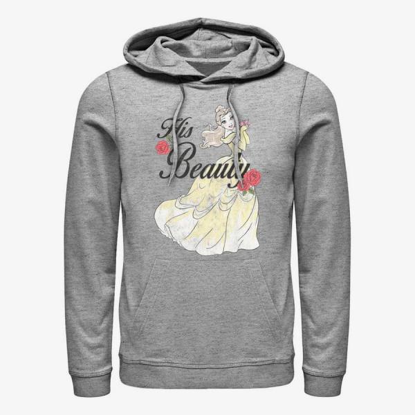 Queens Disney Beauty & The Beast - His Beauty Unisex Hoodie Heather Grey