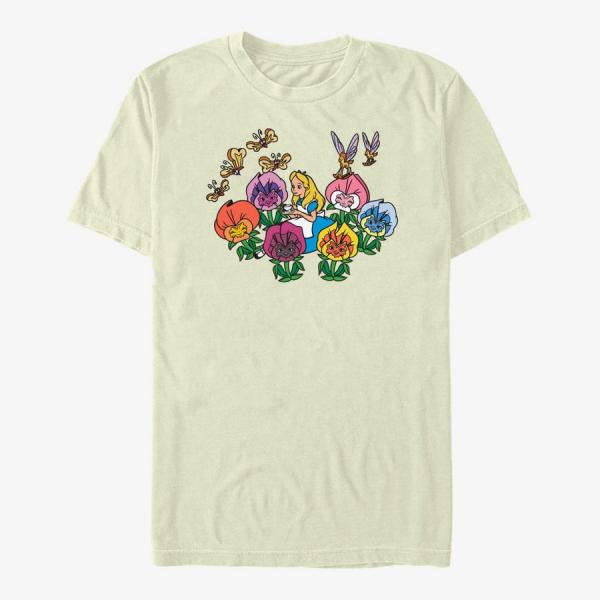 Queens Disney Alice In Wonderland - ALICE IN FLOWERLAND Unisex T-Shirt Natural