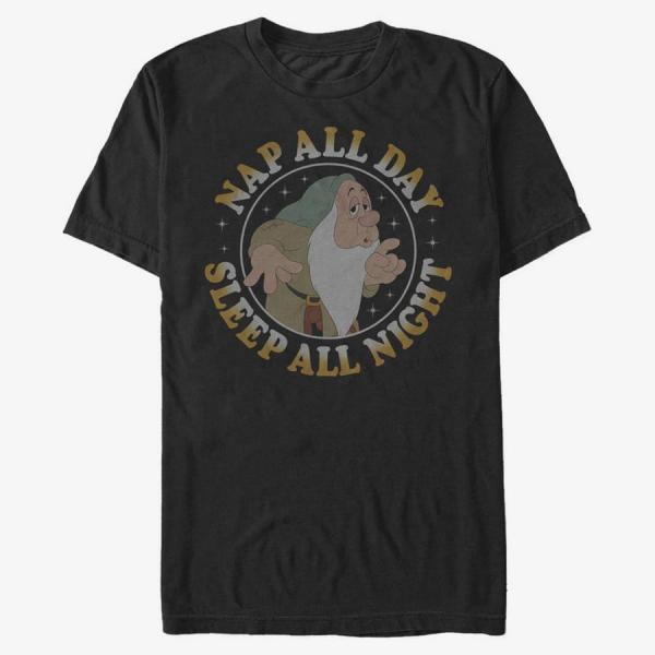Queens Disney Snow White - Nap All Day Unisex T-Shirt Black
