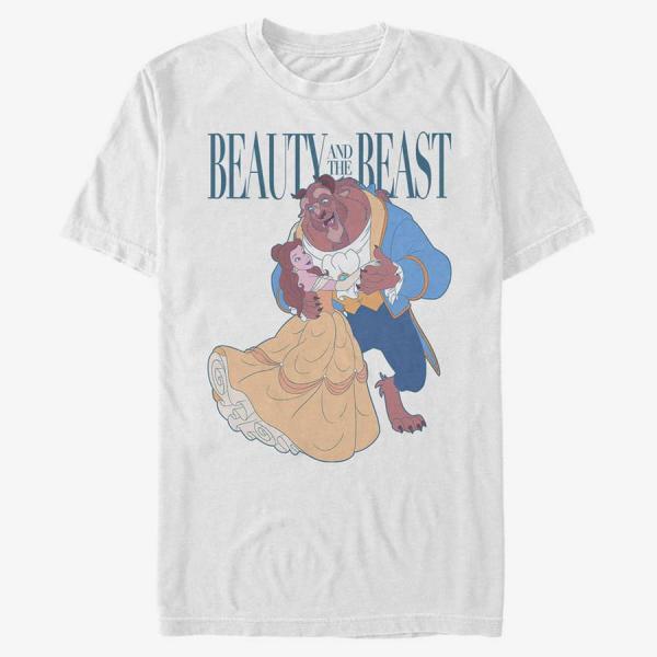 Tričko Merch Disney Beauty & The Beast - Vintage Beauty Unisex T-Shirt White L