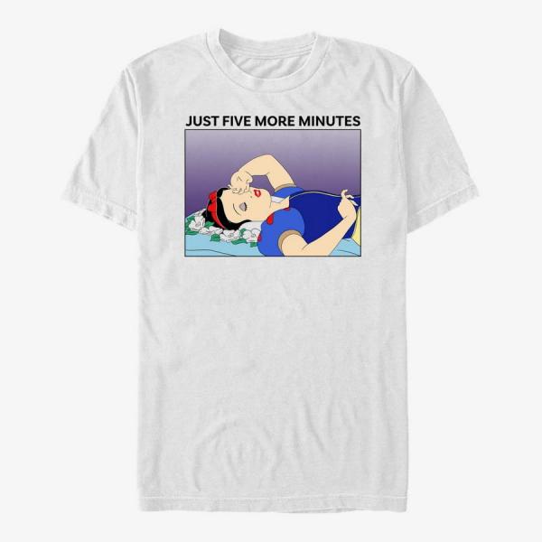 Tričko Merch Disney Snow White - Snow White Snooze Unisex T-Shirt White XXXL