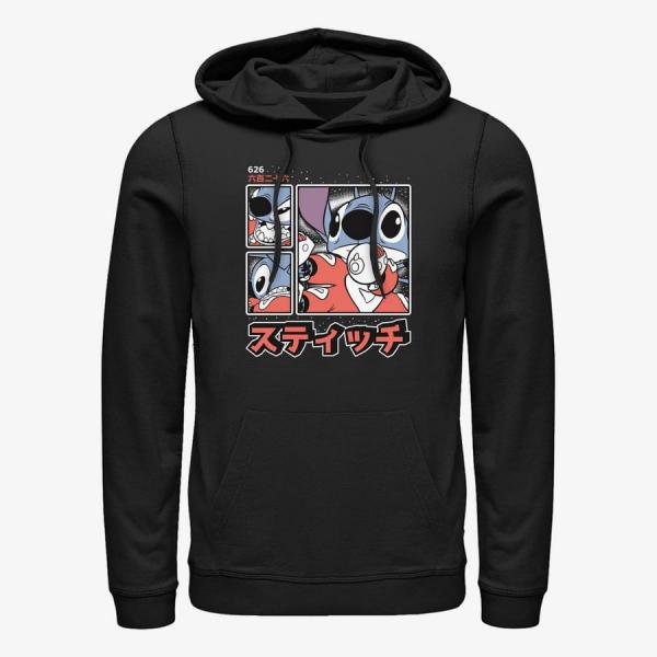 Mikina Merch Disney Lilo & Stitch - Stitch Kanji Unisex Hoodie Black M