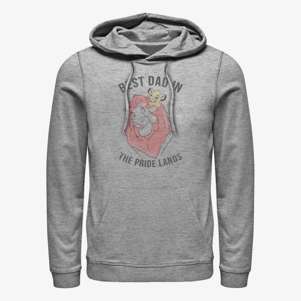 Mikina Merch Disney The Lion King - Pride Lands Dad Unisex Hoodie Heather Grey M