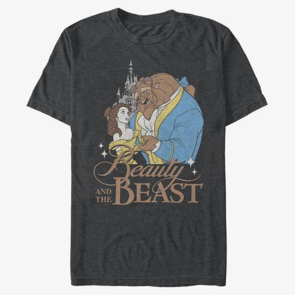 Tričko Merch Disney Beauty & The Beast - BB Classic Unisex T-Shirt Dark Heather Grey L