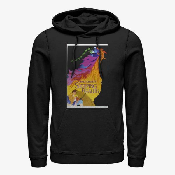 Mikina Merch Disney Sleeping Beauty - Dark Sleeping Beauty Poster Unisex Hoodie Black XXXL