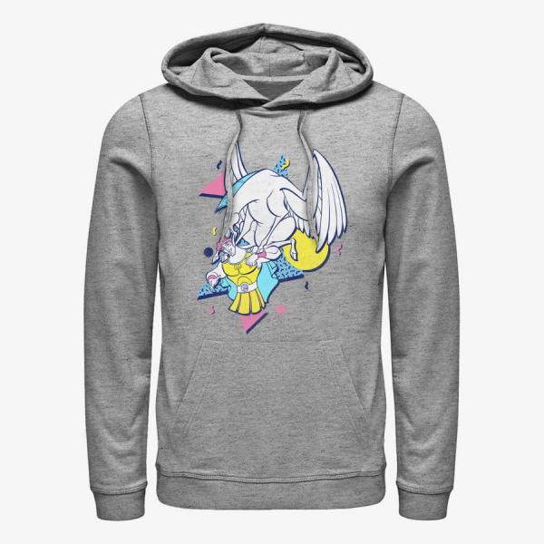 Mikina Merch Disney Hercules - Herc 90s Vibe Unisex Hoodie Heather Grey M
