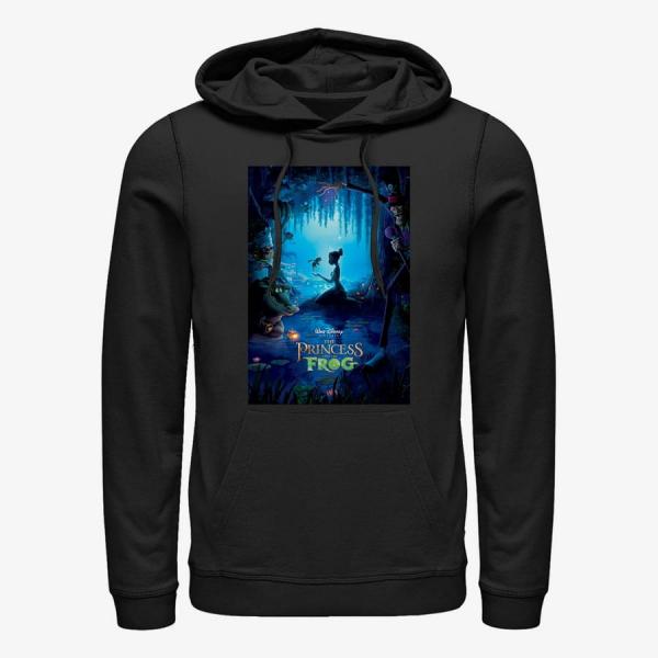 Mikina Merch Disney The Princess & The Frog - Frog Classic Poster Unisex Hoodie Black L