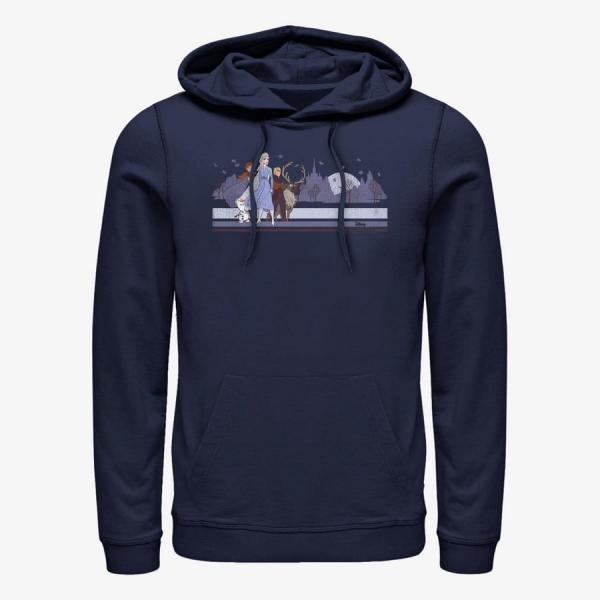 Queens Disney Frozen 2 - F2 Group Unisex Hoodie Navy Blue