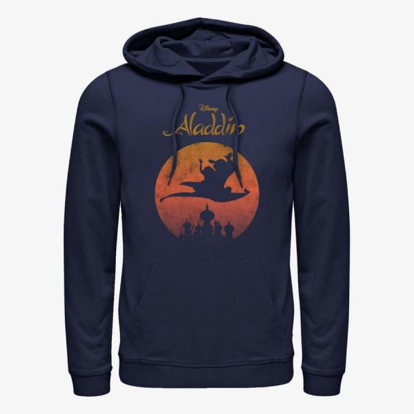 Mikina Merch Disney Aladdin - Flyin High Unisex Hoodie Navy Blue S