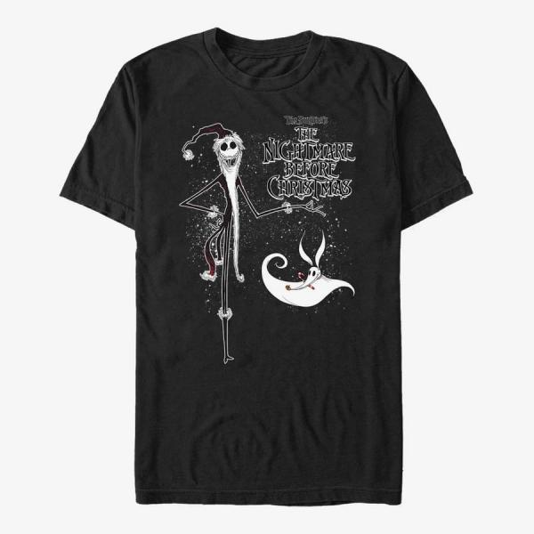 Tričko Merch Disney Nightmare Before Christmas - CHRISTMAS ZERO-1 Unisex T-Shirt Black XL
