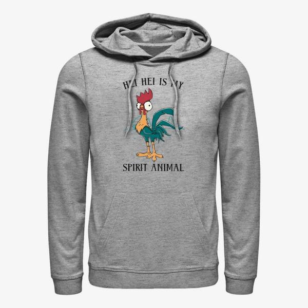 Mikina Merch Disney Moana - Spirit Animal Unisex Hoodie Heather Grey S