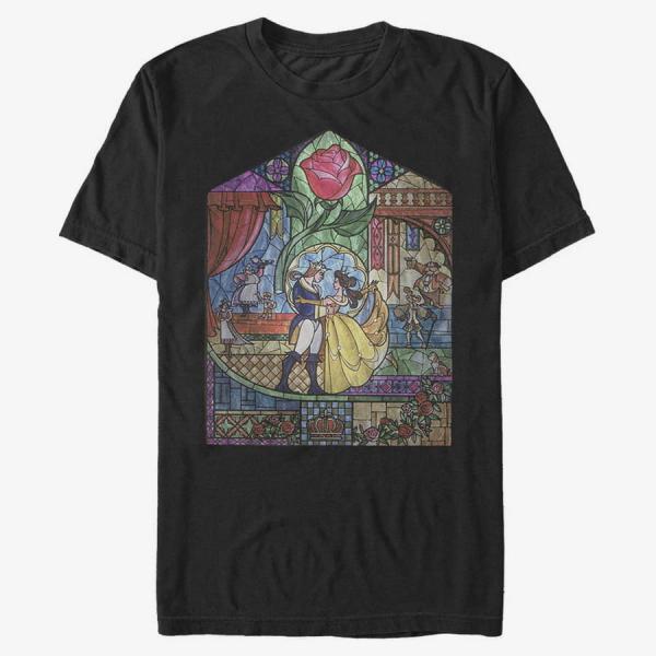 Queens Disney Beauty & The Beast - Glass Beauty Unisex T-Shirt Black