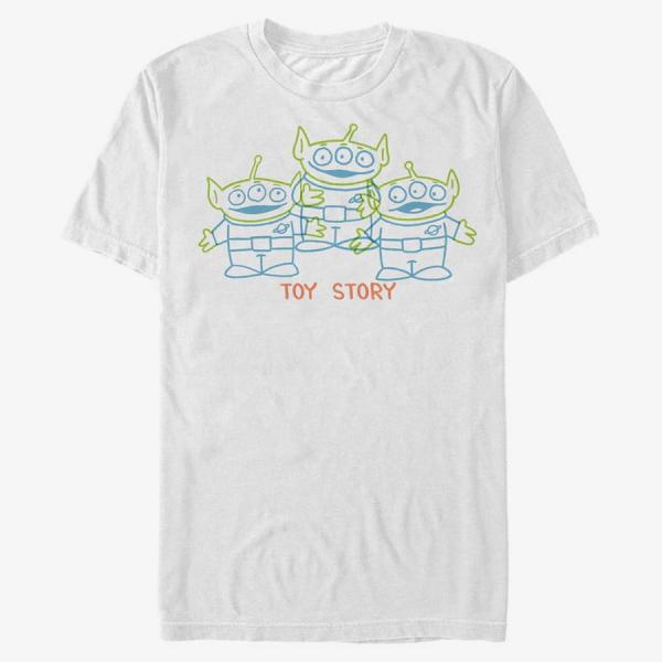 Queens Disney Toy Story 1-3 - SCRIBBLE Unisex T-Shirt White