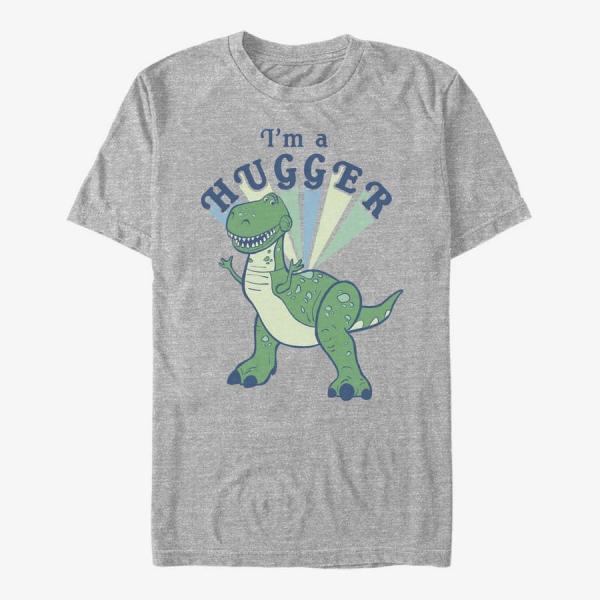 Tričko Merch Disney Toy Story 1-3 - Hugger Rex Unisex T-Shirt Heather Grey M