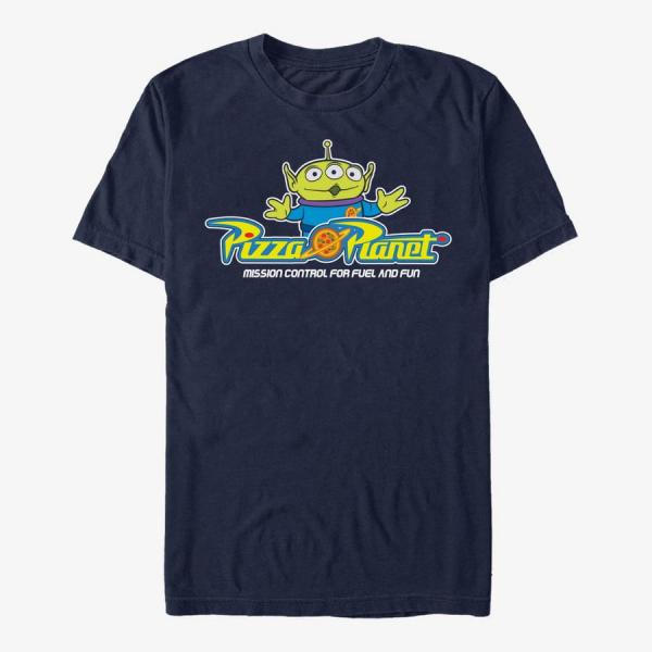 Tričko Merch Disney Toy Story 1-3 - Pizza Arcade Unisex T-Shirt Navy Blue L