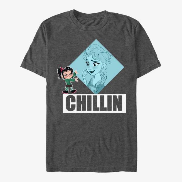 Queens Disney Wreck-It Ralph 2 - Princess PRobs Unisex T-Shirt Dark Heather Grey