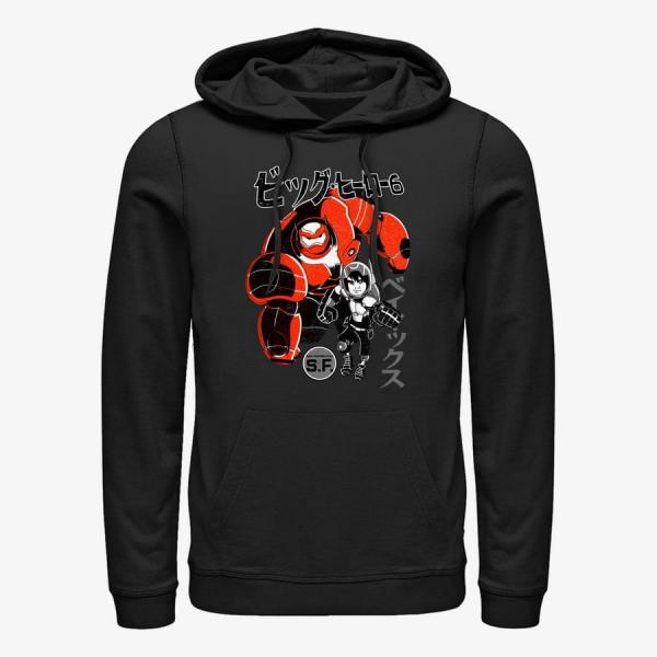 Queens Disney Big Hero 6 Movie - BIG HERO Unisex Hoodie Black