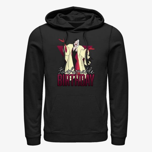 Mikina Merch Disney Dalmatians - Cruel Birthday Unisex Hoodie Black S