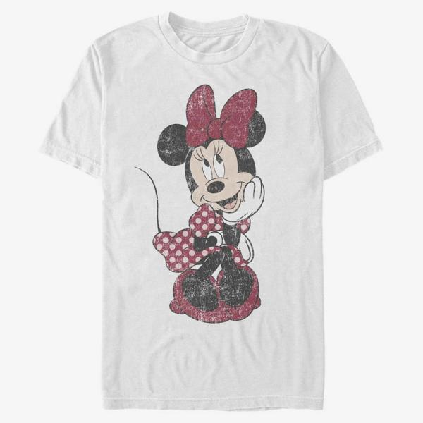 Tričko Merch Disney Classic Mickey - Polka Dot Minnie Unisex T-Shirt White M