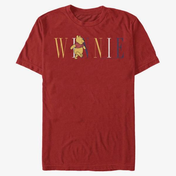 Tričko Merch Disney Winnie the Pooh - Pooh Fashion Unisex T-Shirt Red L