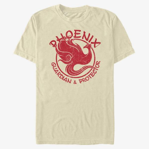 Queens Disney Mulan: Live Action - Phoenix Circle Unisex T-Shirt Natural