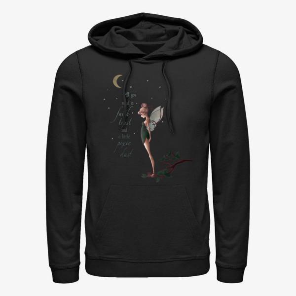 Queens Disney Peter Pan - Tink Fall Unisex Hoodie Black