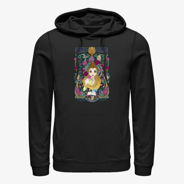 Mikina Merch Disney Beauty & The Beast - Belle Veau Unisex Hoodie Black S