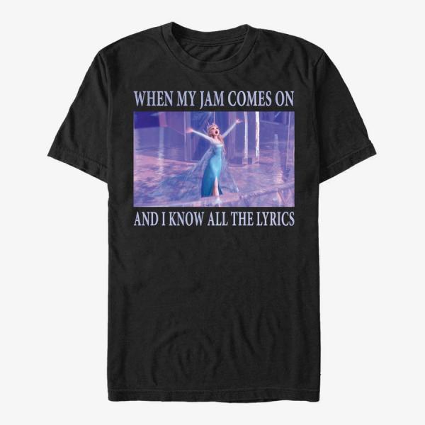 Queens Disney Frozen - Elsa Meme Unisex T-Shirt Black