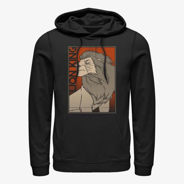 Mikina Merch Disney The Lion King - Comic King Unisex Hoodie Black L