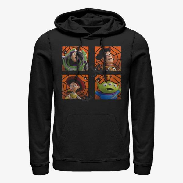 Queens Disney Toy Story 1-3 - Halloween Four Square Unisex Hoodie Black