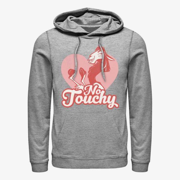 Mikina Merch Disney Emperor's New Groove - No Love Unisex Hoodie Heather Grey M