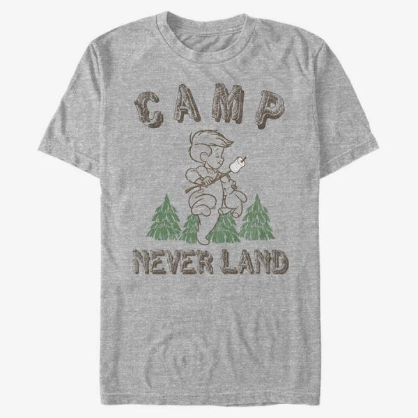 Queens Disney Peter Pan - CAMP NEVERLAND Unisex T-Shirt Heather Grey