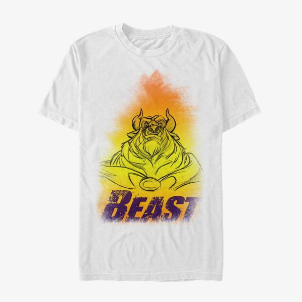 Queens Disney Beauty & The Beast - BEAST Unisex T-Shirt White