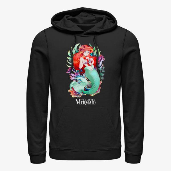 Mikina Merch Disney The Little Mermaid - Anime Unisex Hoodie Black XL