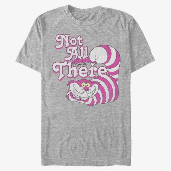 Queens Disney Alice in Wonderland - All There Unisex T-Shirt Heather Grey