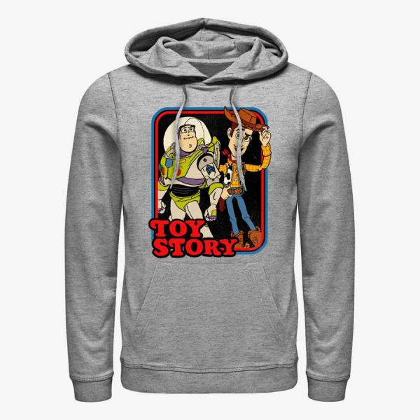Queens Disney Toy Story 1-3 - STORYBOOK Unisex Hoodie Heather Grey