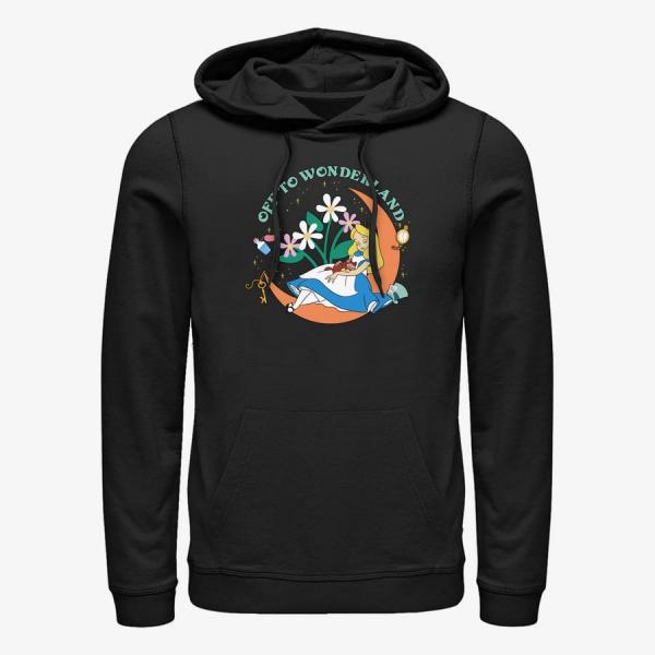 Mikina Merch Disney Alice In Wonderland - ALICE MOON-1 - DSAX04GSSC Unisex Hoodie Black S